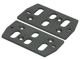 AXIAL AX10 Scorpion Chassis Graphite Servo Plate - 3RACING AX10-19/WO