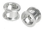 Kyosho LAZER ZX-5 Aluminium Bulkhead Bearing Housing - Silver Color For Kyosho Lazer ZX-05 - 3RACING ZX5-06/SI