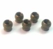 3RACING 7075 Aluminum 5mm Hex Ball Stud L=5 (5 pcs) - Teflon Coated - 3RAC-BS5005/TE