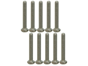 3RACING M2.6 X 18 Titanium Button Head Hex Socket - Machine ( 10 Pcs ) - TS-BSM2618M