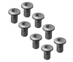 3RACING M3 x 5 Titanium Low-Profile Machined Screw (8pcs) - TS-HLH305