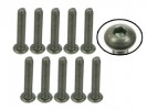 3RACING M3 x 16 Titanium Button Head Hex Socket - Machine (10 Pcs) - TS-BSM316M