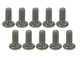 Tamiya DT02 TS-FSM2606M M2.6 x 6 Titanium Flat Head Hex Socket - Machine (10 Pcs) - 3RACING TS-FSM2606M