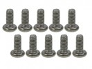 Tamiya DT02 TS-FSM2606M M2.6 x 6 Titanium Flat Head Hex Socket - Machine (10 Pcs) - 3RACING TS-FSM2606M