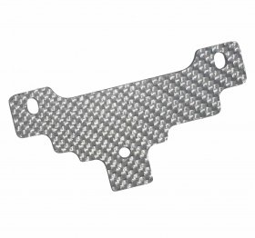 Tamiya Mini 4WD Silver Carbon Rear Multi Roller Plate Base TZ - 3RACING M4WD-44/SG