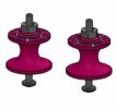 Tamiya Mini 4WD Double Aluminum Rollers ( 12-13mm )(Pink) - 3RACING M4WD-34/PK