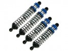 Team XRAY M18T Aluminium Front and Rear Damper Set ( 2 Pairs ) - Blue Color - 3RACING M18T-19/BU