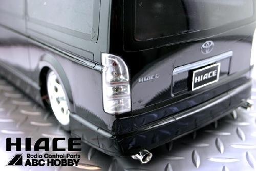 ABC Hobby 66084 1/10 HIACE Body Shell with Light Buckets