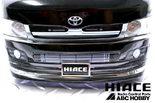 ABC Hobby 66084 1/10 HIACE Body Shell with Light Buckets