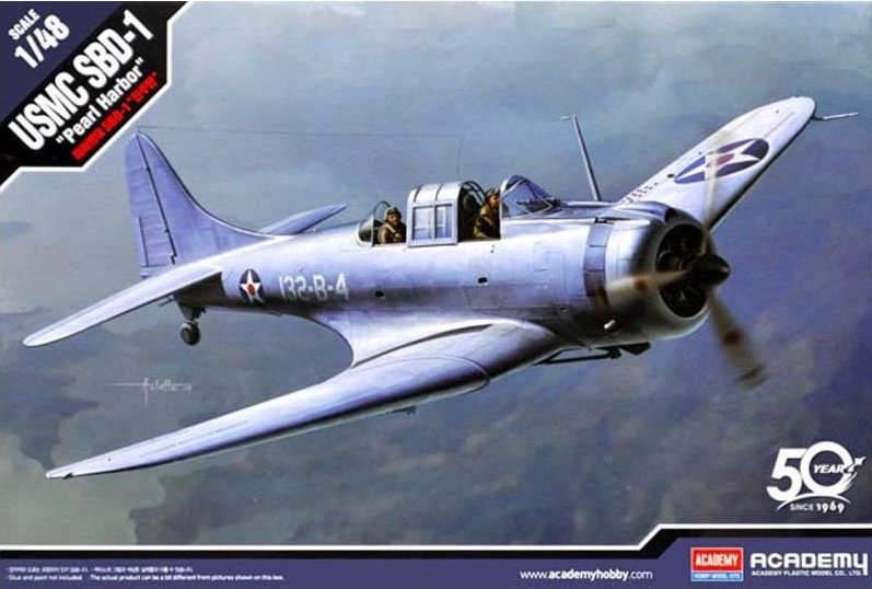 Academy 12331 - 1/48 USMC SBD-1 Pearl Harbor