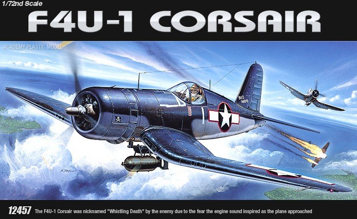 Academy 12457 - 1/72 F4U-1 Corsair (AC 1657)