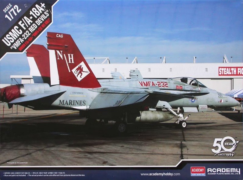 Academy 12520 - 1/72 Usmc F/A 18A+ VMFA-232 Red Devils Limited