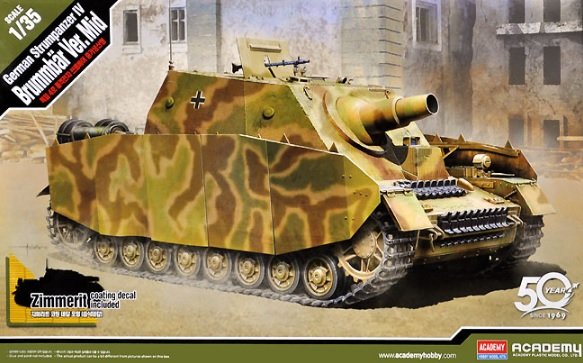 Academy 13525 - 1/35 German Strumpanzer IV Brummbar Ver.Mid