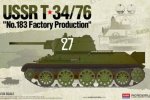 Academy 13505 - 1/35 Ussr T-34/76 No.183 Factory Production