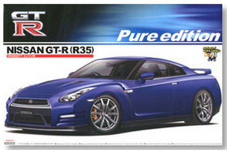 Aoshima #AO-03916 - 1/24 No.23 R35 GT-R Pure Edition 2012 w/Engine (Model Car)