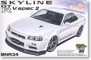 Aoshima 03584 - 1/24 No.52 R34 Skyline GT-R V-Spec II