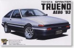 Aoshima #AO-36730 - No.72 AE86 Toreno Early Type (Model Car)