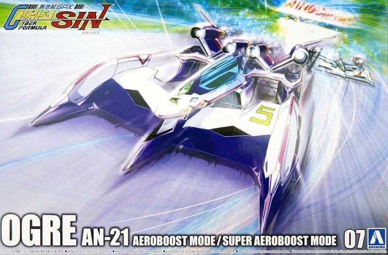 Aoshima 05909 - 1/24 Ogre AN-21 Aeroboost Mode/Super Aeroboost Mode Cyber Formula No.7