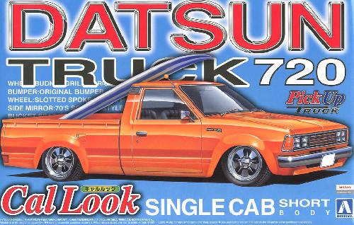 Aoshima #AO-28438 - 1/24 Pick Up Truck No.4 Nissan Datsun Truck 720 Cal Look