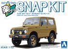Aoshima 20415 - 1/32 Suzuki JA11 Jimny Custom Wheel (Olive) The Snap Kit 18CU-OE