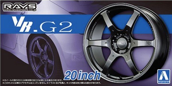 Aoshima 05517 - 1/24 RAYS Volk Racing VR.G2 20 Inch