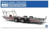 Aoshima 05260 - 1/24 Brian James Trailers A4 Transporter The Tuned Parts SP