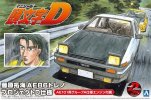 Aoshima 05957 - 1/24 Fujiwara Takumi AE86 Trueno Project D Specification Initial D No.1