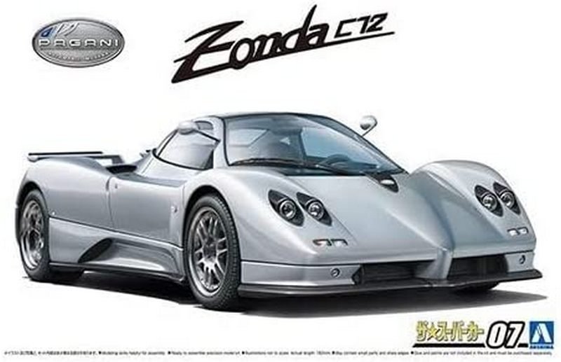 Aoshima 05602 - 1/24 Pagani Zonda C12S \'00 Super Car #7