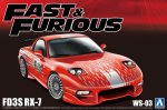 Aoshima 06796 - 1/24 Fast & Furious Mazda FD3S RX-7 WS-03