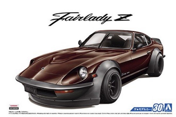 Aoshima 05305 - 1/24 Nissan S30 Fairlady Z Aero Custom '75 The Model Car No.30