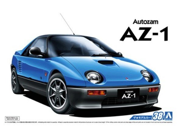 Aoshima 05338 - 1/24 Mazda PG6SA AZ-1 \'92 The Model Car No.38