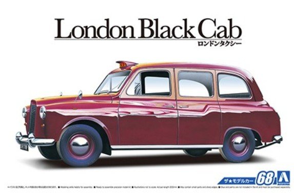 Aoshima 05487 - 1/24 London Black Cab The Model Car No.68
