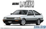 Aoshima 06192 - 1/24 Toyota AE86 Corolla Levin GT-APEX 1985 The Model Car No.17