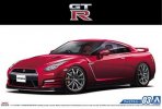 Aoshima 05154 - 1/24 Nissan R35 GT-R Pure Edition '14 The Model Car No.03 Aoshima 05154 - 1/24 Nissan R35 GT-R Pure Edition '14 The Model Car No.03