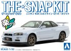 Aoshima 06251 - 1/32 Nissan R34 Skyline GT-R BNR34 (White) The Snap Kit 11-B