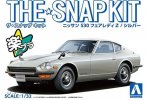 Aoshima 06258 - 1/32 Nissan S30 Fairlady Z Silver The Snap Kit #13-D