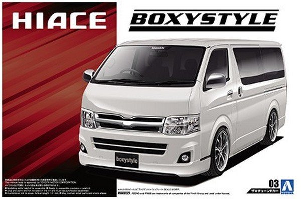 Aoshima 05095 - 1/24 Boxystyle TRH200V Hiace Super GL \'10 No.03