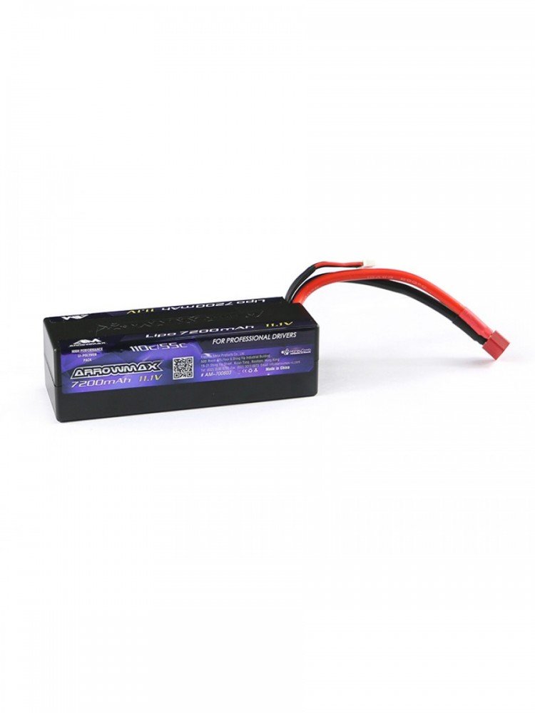 Arrowmax AM-700603 AM Lipo 7200mAh 3S - 11.1V 55C Continuos 110C Burst