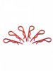 Arrowmax AM-103122 Body Clip 1/8 - Metallic Red (6)