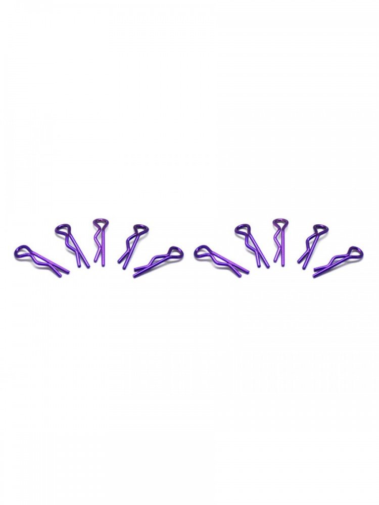 Arrowmax AM-103108 Small Body Clip 1/10 - Metallic Purple (10)