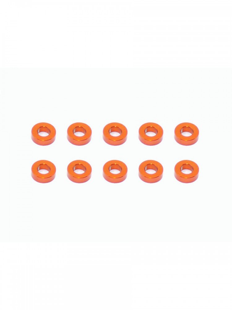 Arrowmax AM-020055 Aluminium Shims 3X6X2-Orange (10)