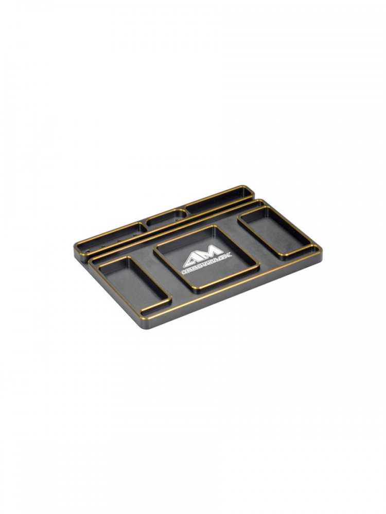 Arrowmax AM-174003 AM Aluminium Tray For Set-Up System & LED Pit Lamp Black Golden