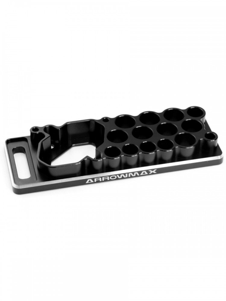 Arrowmax AM-220016-B Tools Stand For 1/32 Mini 4WD (Black)