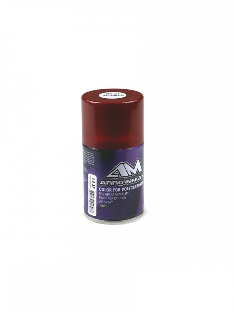 Arrowmax AM-211037 AM 100ml Paintsprays, AS37 Translucent Red