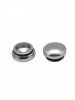 Arrowmax AM-199005 22mm Aluminum End Cap - Silver (2)