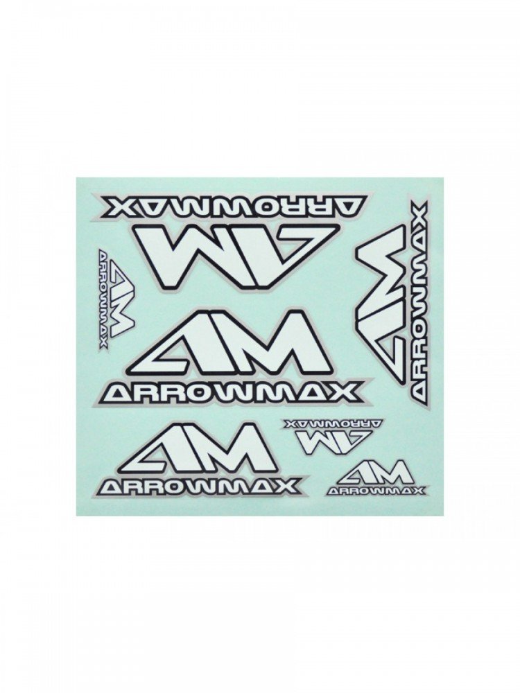 Arrowmax AM-199112 AM Decal ( 20 x 22 cm) Black / White / Silver