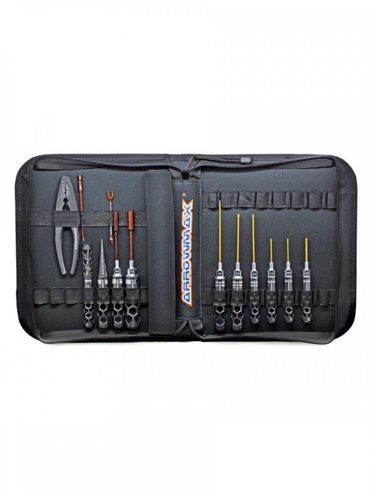 Arrowmax AM-199412 AM Honeycomb Toolset For 1/10 Offroad (13pcs) With Tools Bag