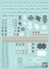 Bandai 5074254 - 30 Minutes Missions 30MM Water Decals Multiuse 4