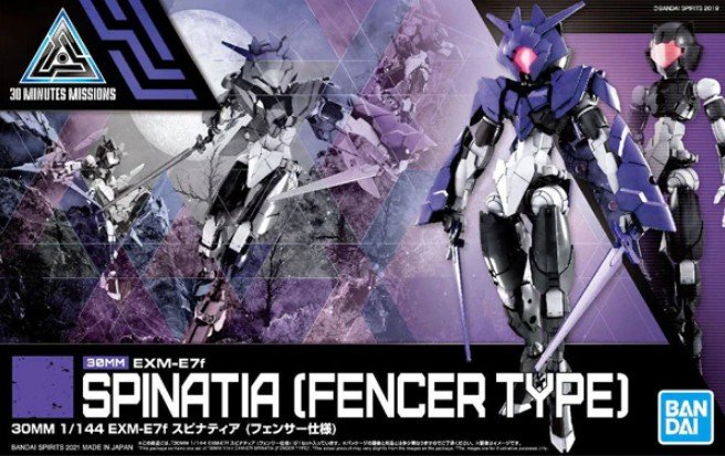 Bandai 5061789 - 30mm 1/144 EXM-E7f Spinatia (Fencer Type)