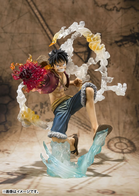 Bandai #HOP-81106 - Figuarts ZERO (One Piece) - LUFFY - Battle Ver.